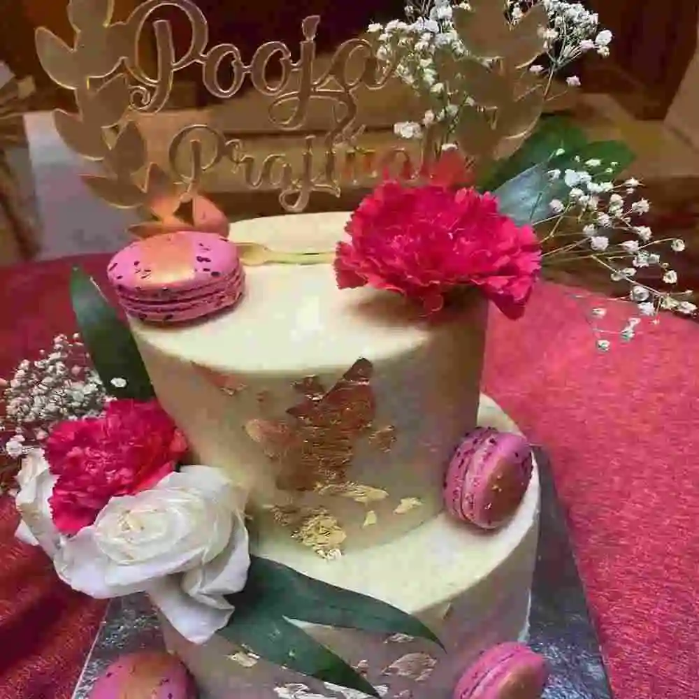 Engagement/Wedding Floral Cake